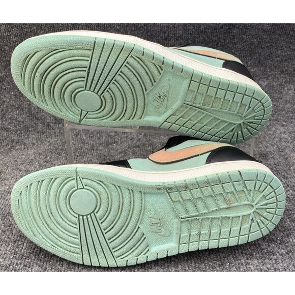 Air Jordan 1 Low SE Tropical Twist Men\'s Size 9.5 Teal Black Sneakers CK3022-301 main image 12